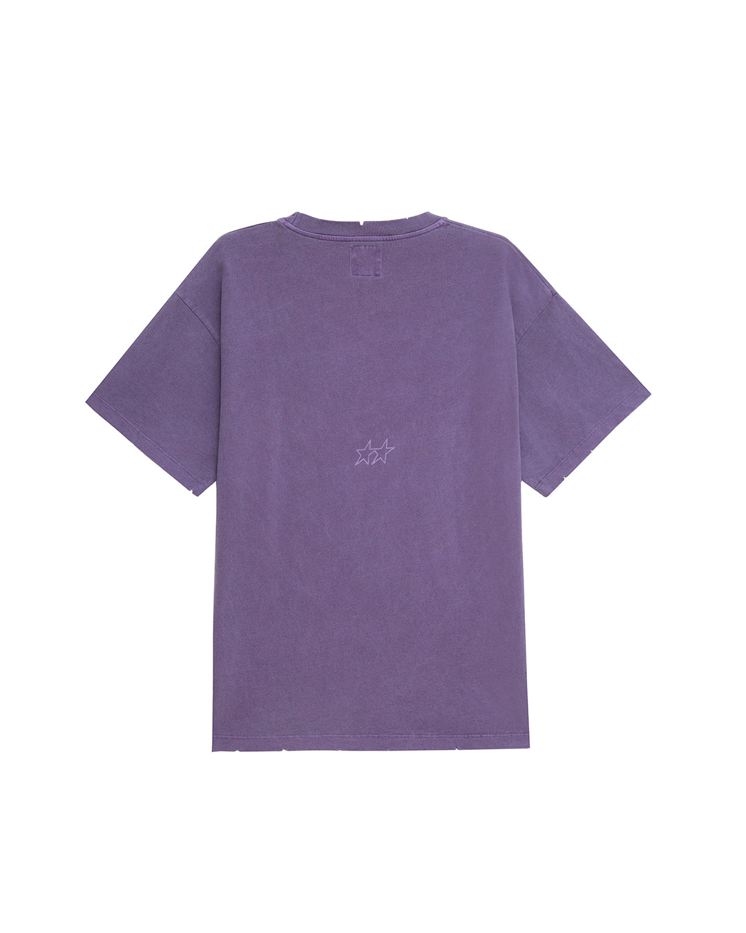 Pigment Dyed Purple Varsity Tee