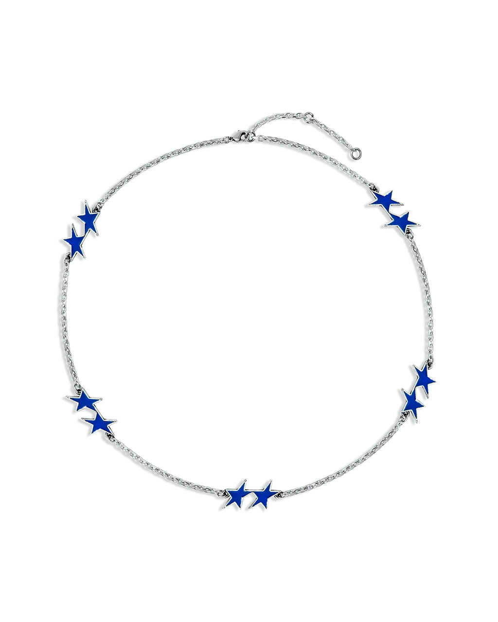 Collar Enameled Icon Azul
