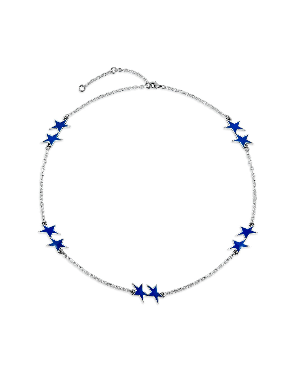 Collar Enameled Icon Azul