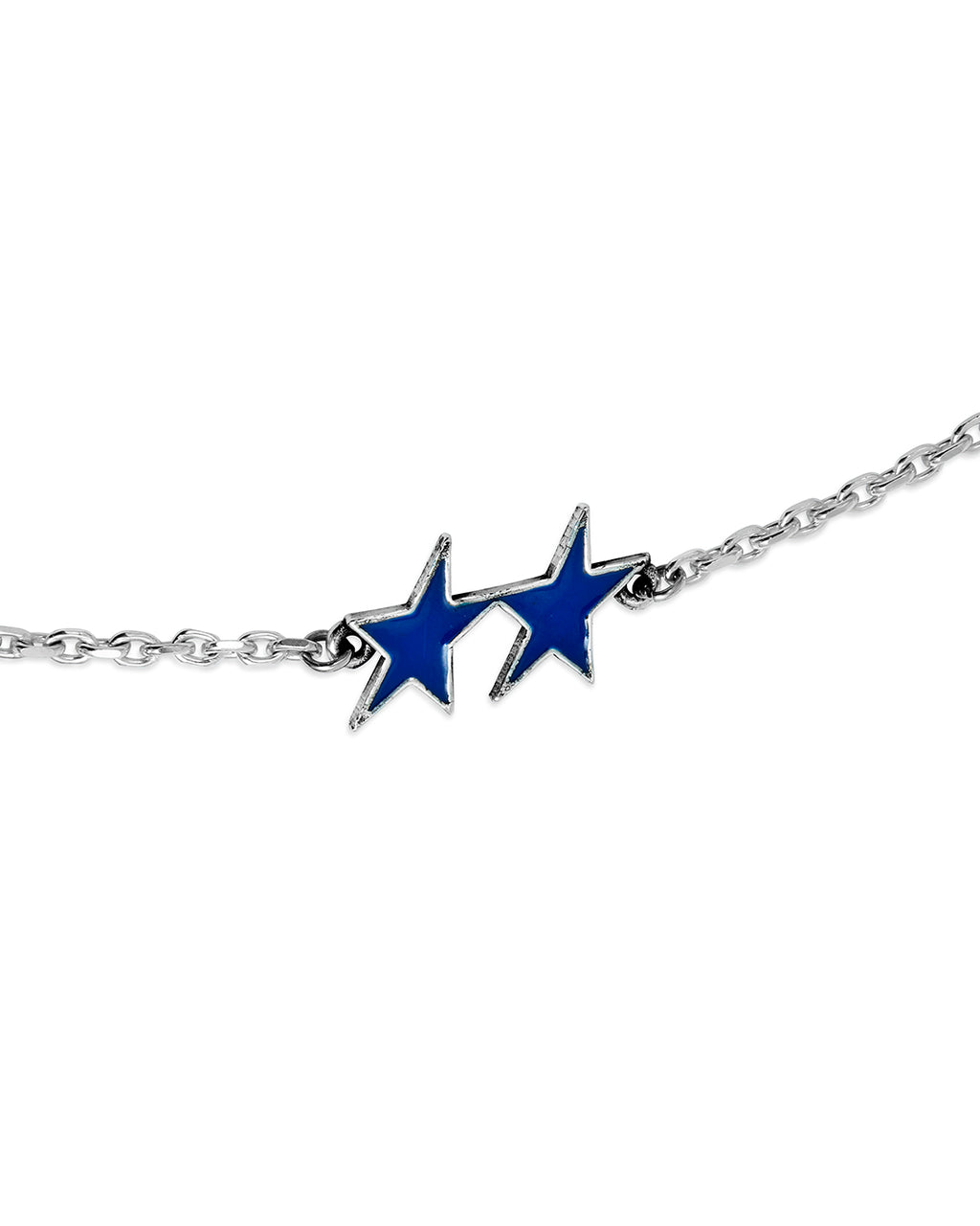 Collar Enameled Icon Azul
