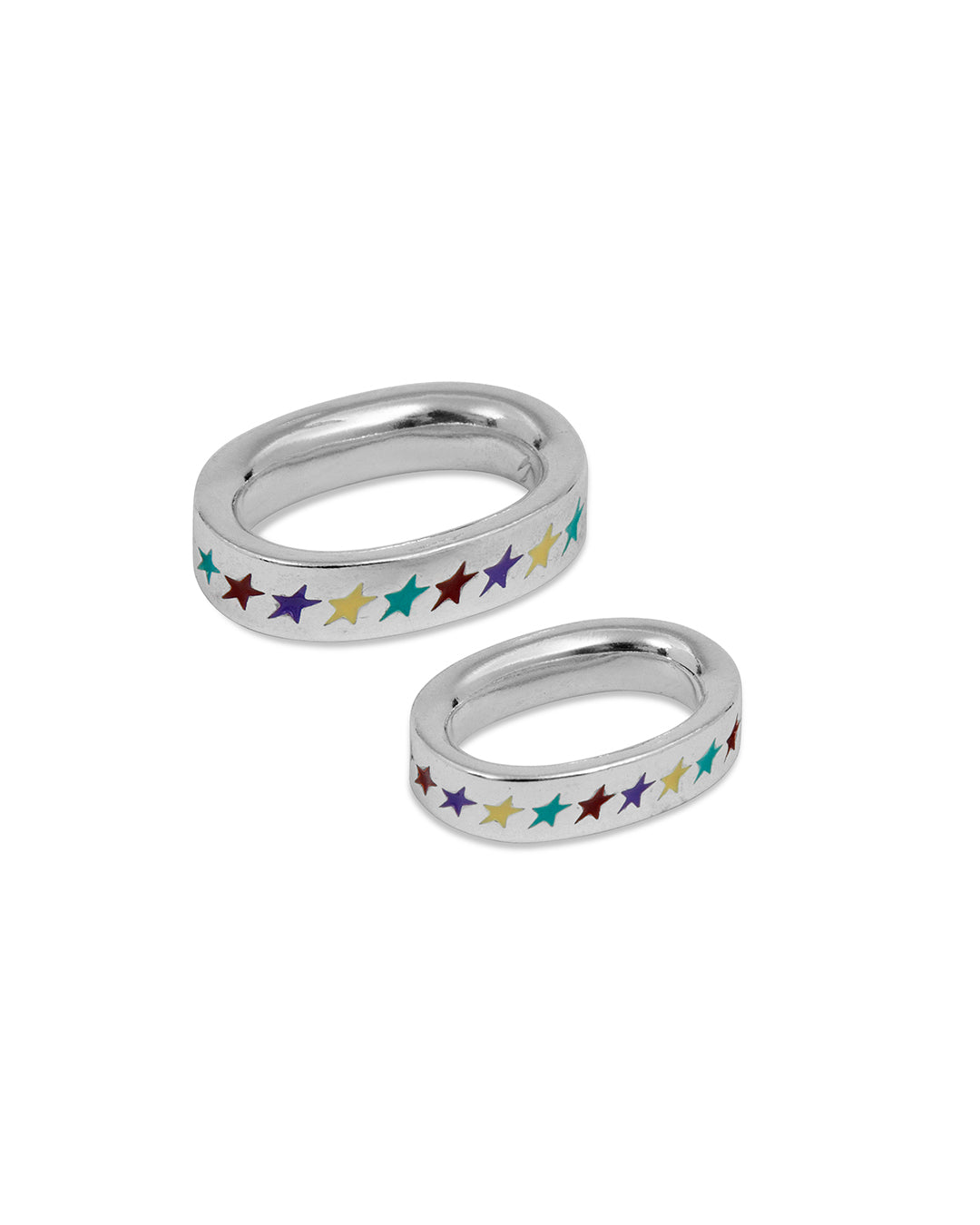 Enameled Multicolor Icon Link L – Twojeys