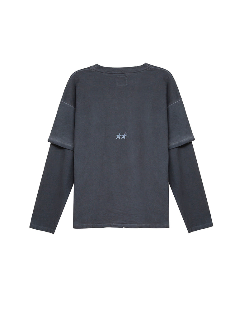 Icon Washed Black Long Sleeve