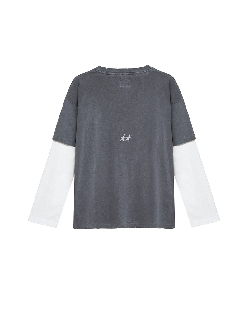 Icon Washed Antracita Long Sleeve