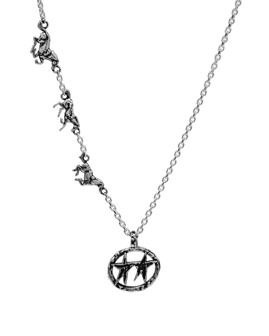 Superstar Three Horse Necklace