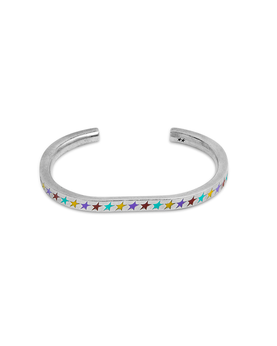Enameled Multicolor Starline Big Bangle