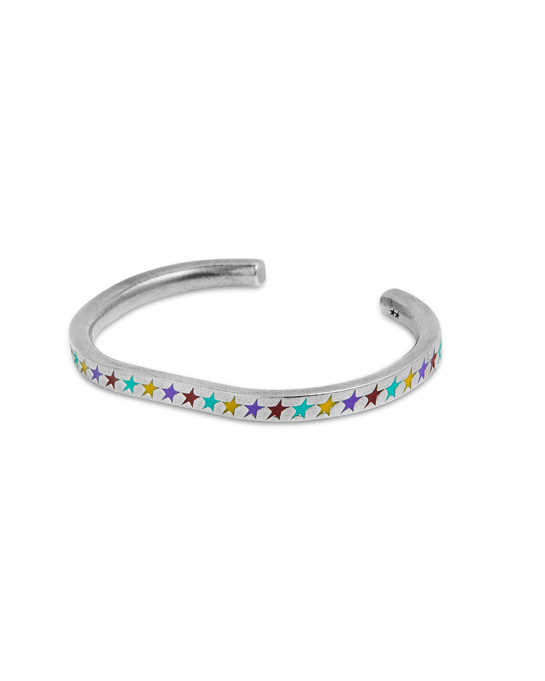 Enameled Multicolor Starline Big Bangle