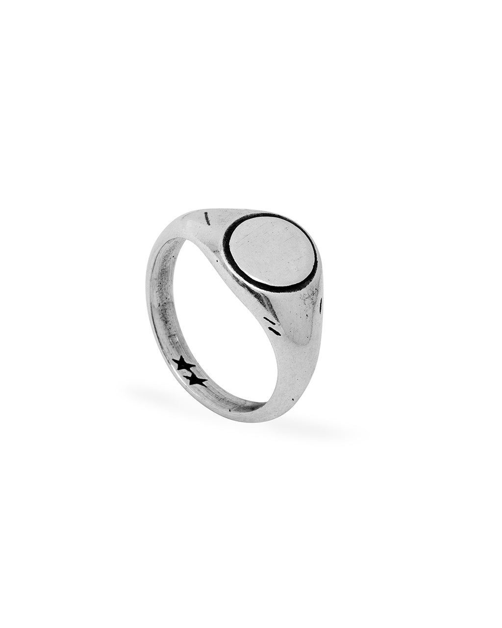 Elliptical Signet Ring