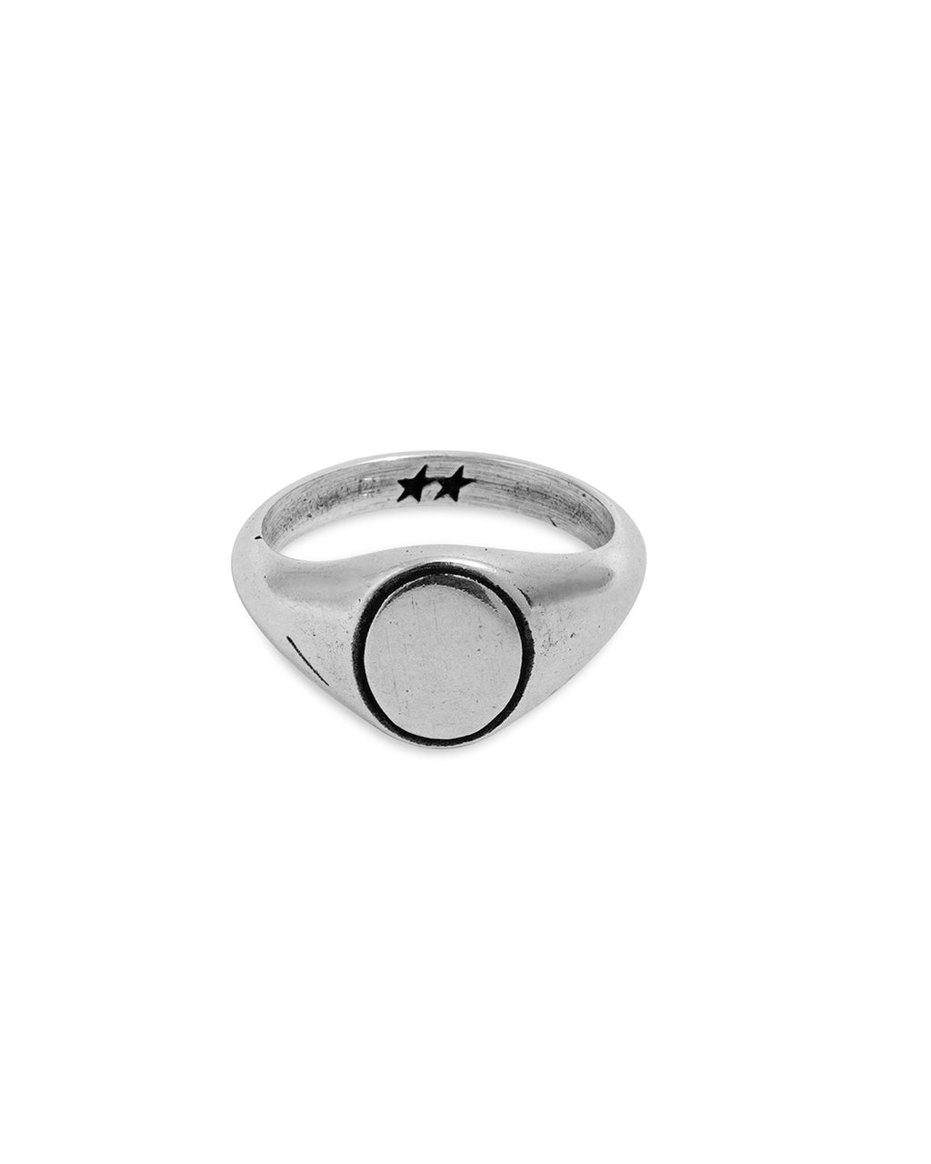 Elliptical Signet Ring
