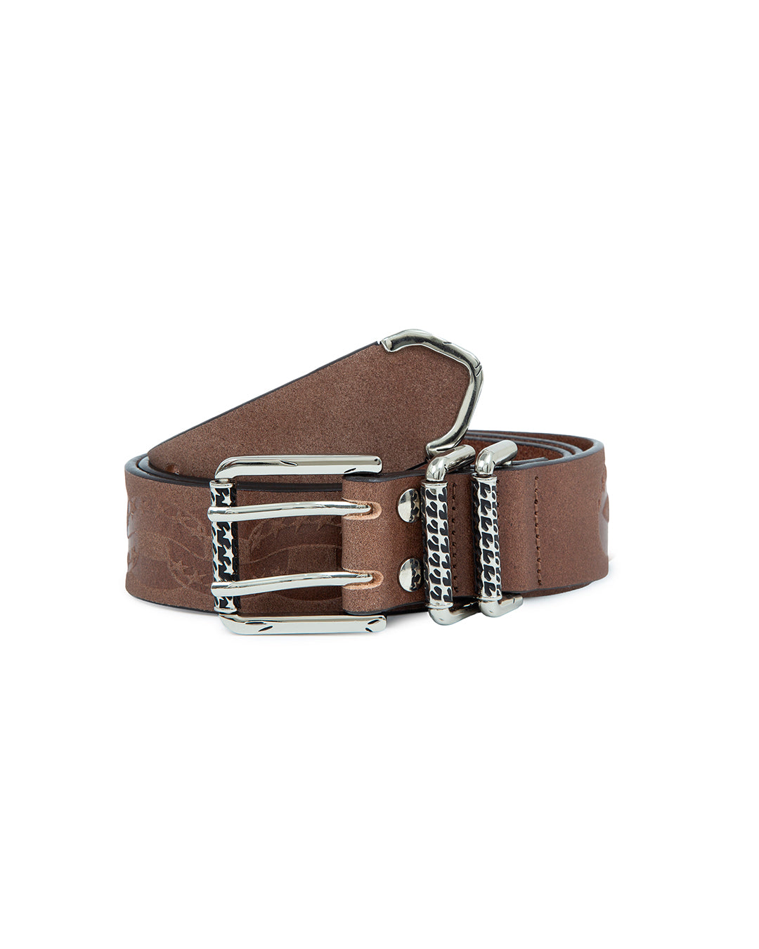 Brown Icon Link Belt