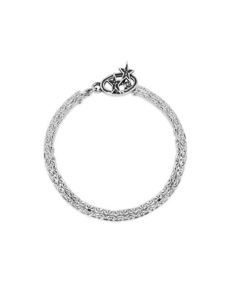 国内発送 TwoJeys☆スター アイコン モノグラム バングル 銀色 Icon Bracelet – Twojeys