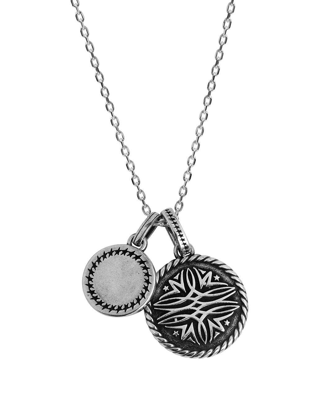 Silver925 トゥーフェイス TWO FACE チャーム シルバー925 Two-face Sterling Necklace – Twojeys