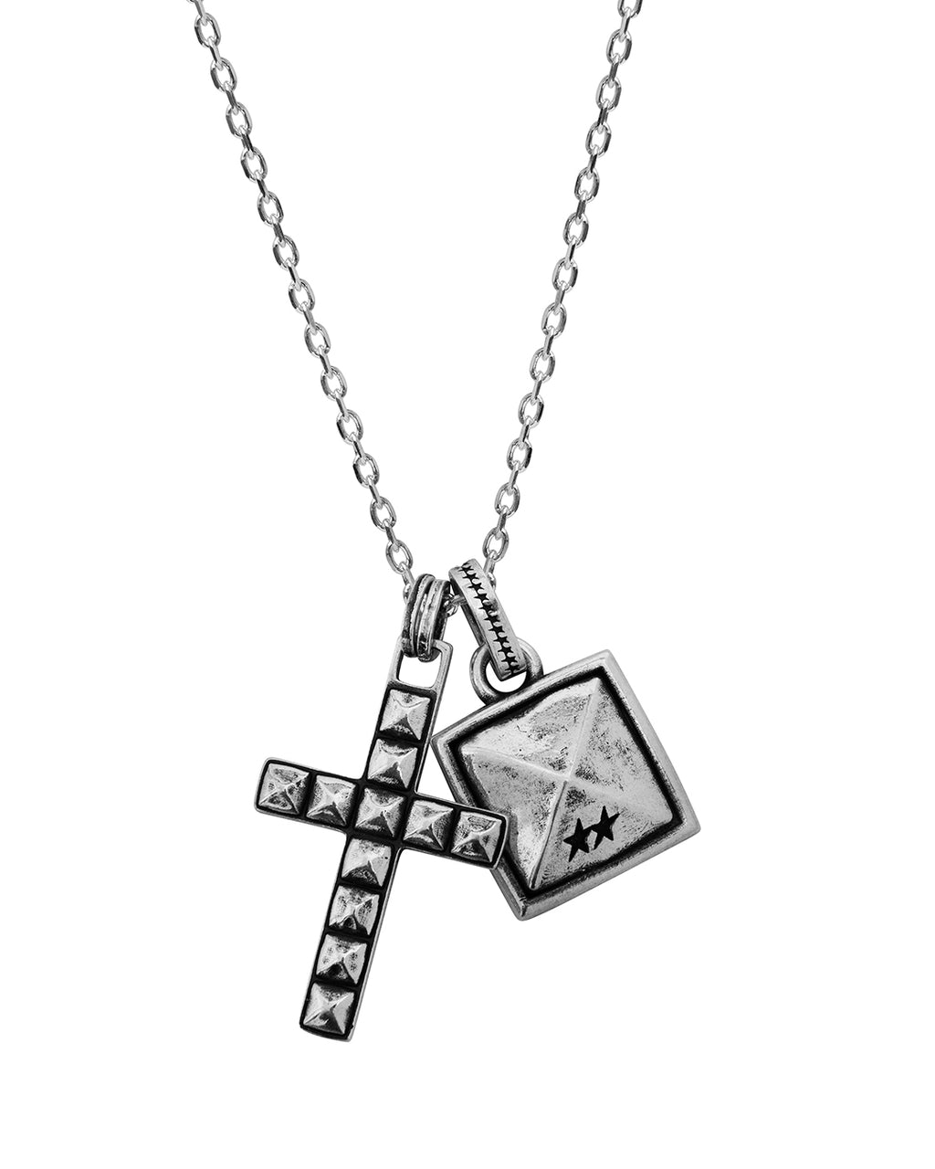 Studded Cross Necklace
