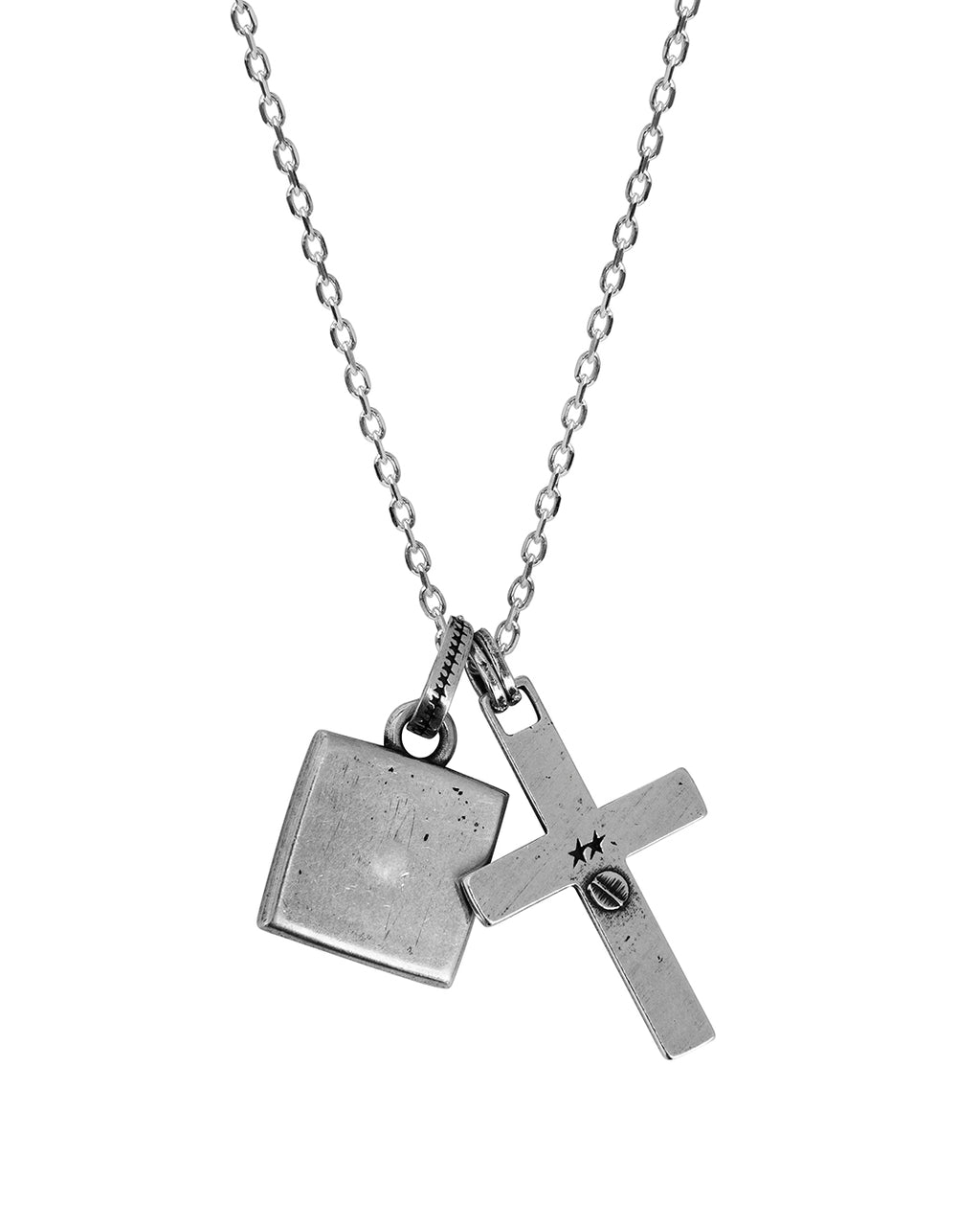 Studded Cross Necklace