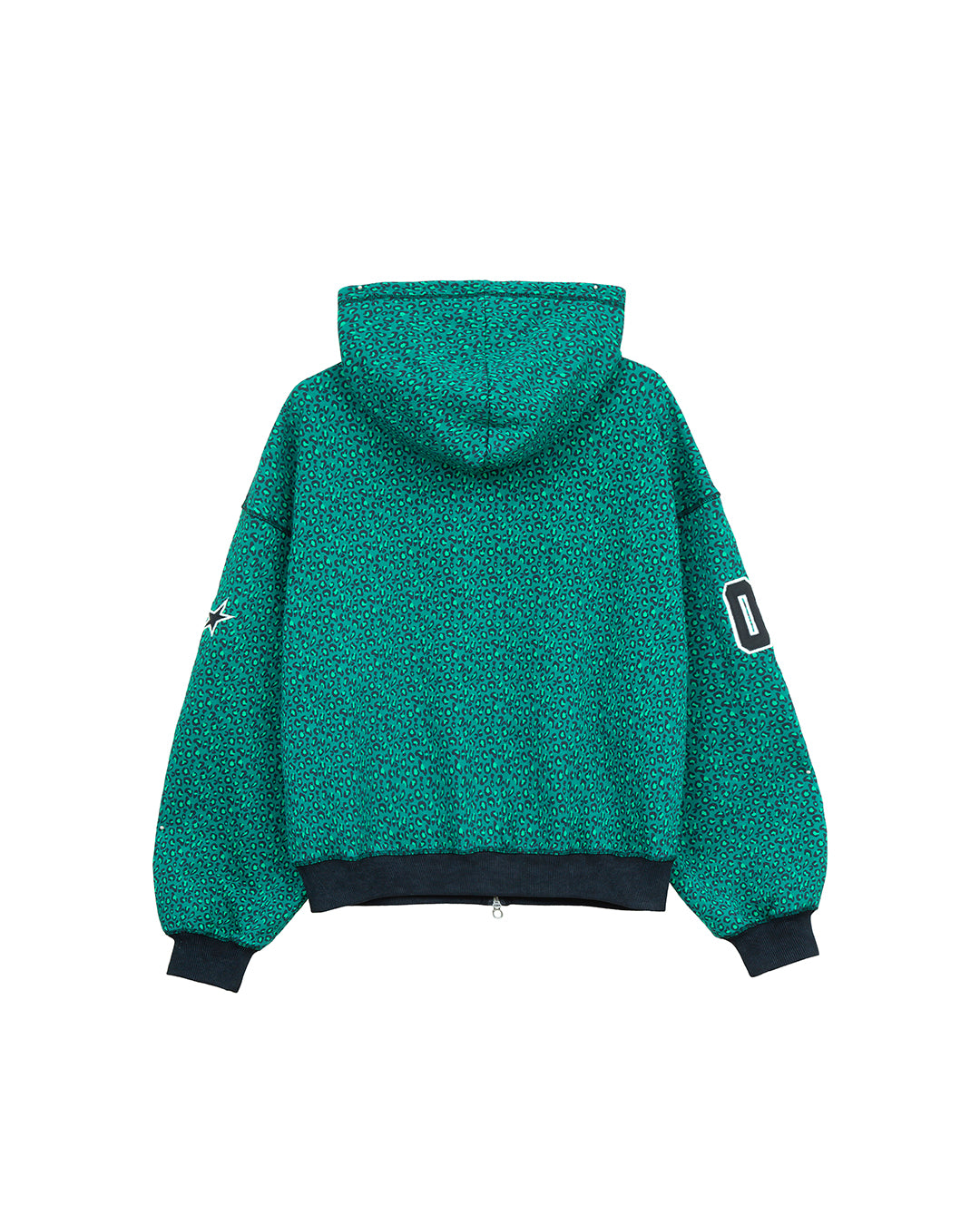 Vintage Varsity Zipper Green Cheetah – Twojeys