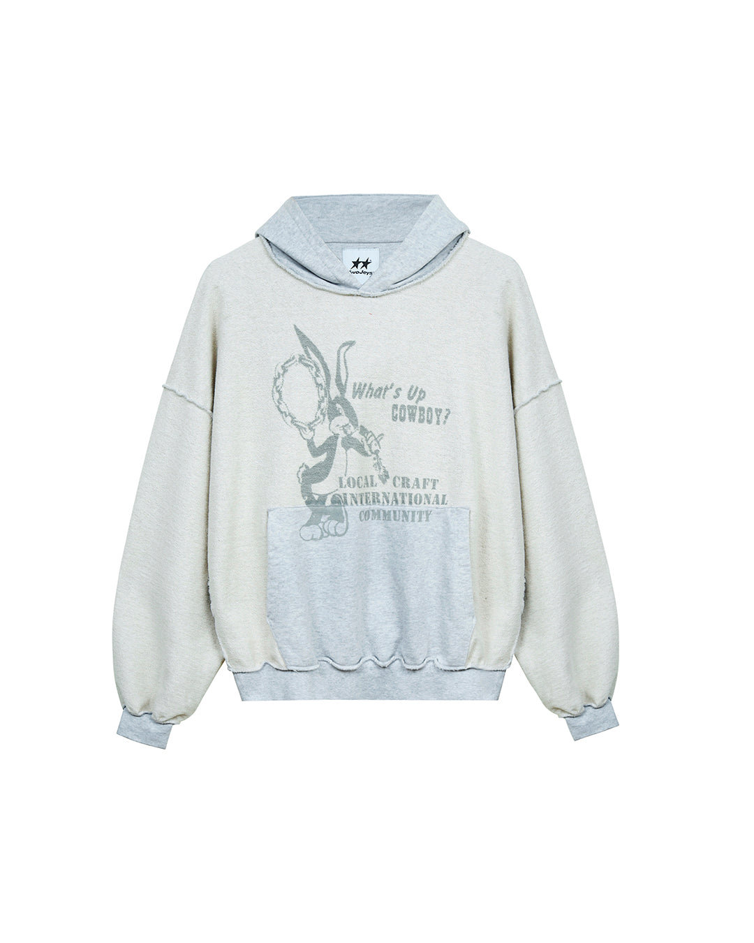 Local Craft Hoodie Grey Melange