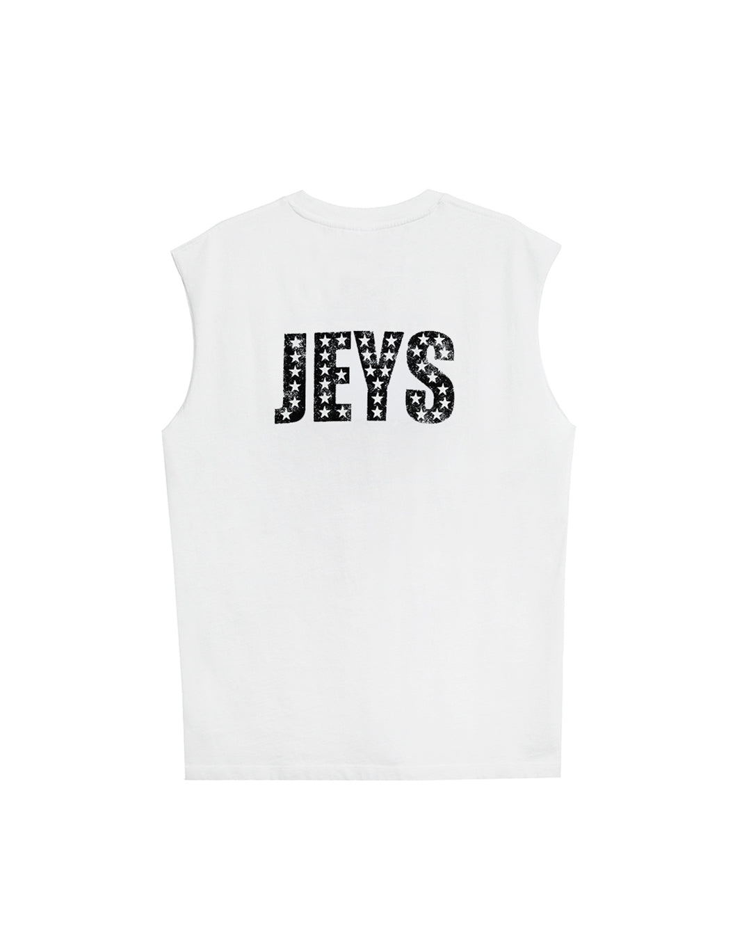 TWO-JEYS Sleeveless Tee Vintage White