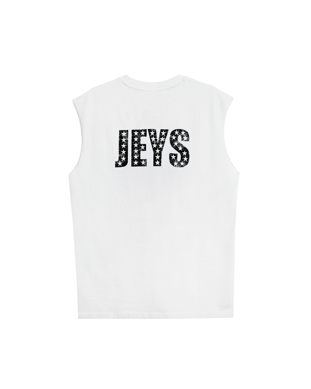 TWO-JEYS Sleeveless Tee Vintage White
