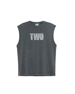 TWO-JEYS Sleeveless Tee Ash