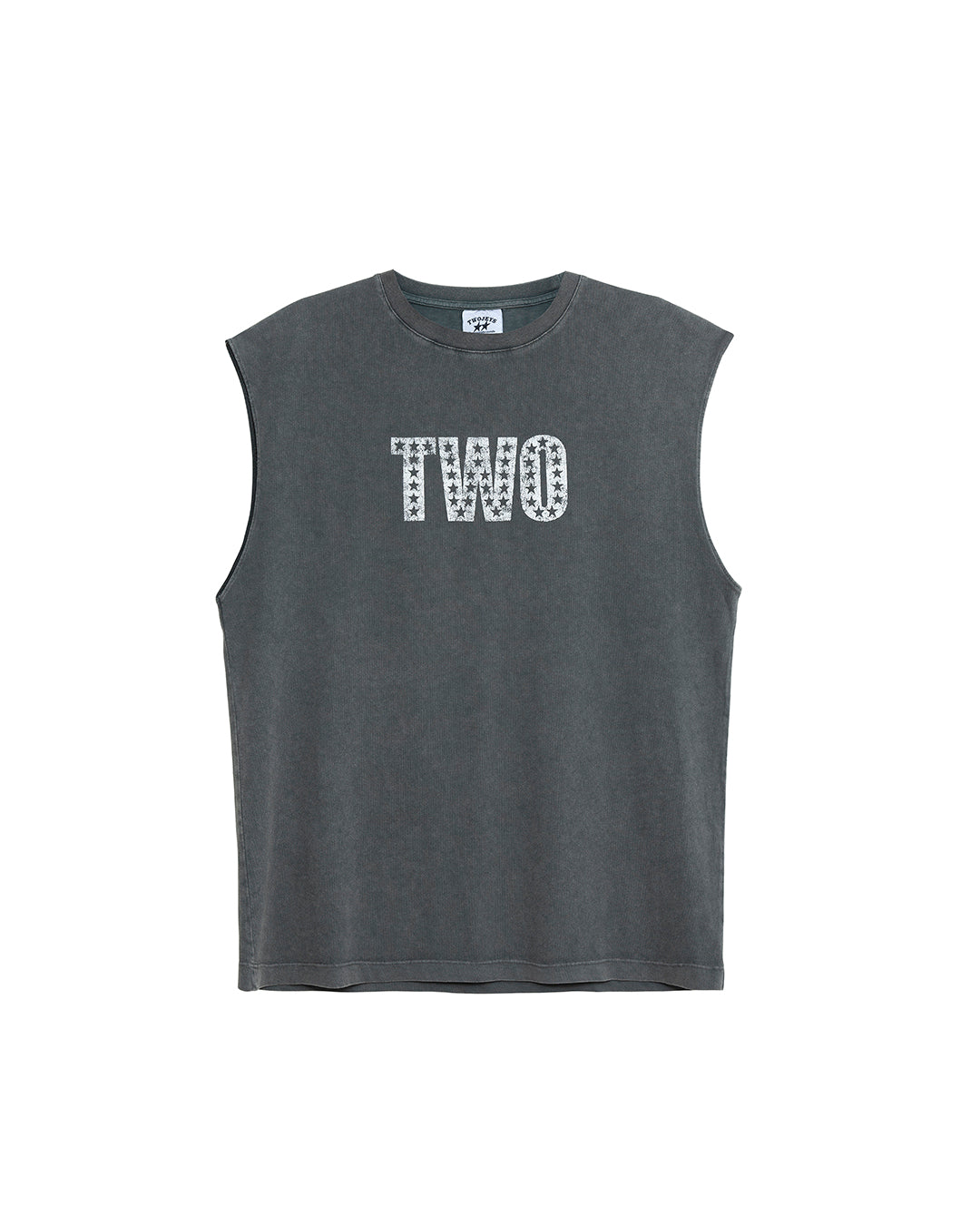 TWO-JEYS Sleeveless Tee Ash