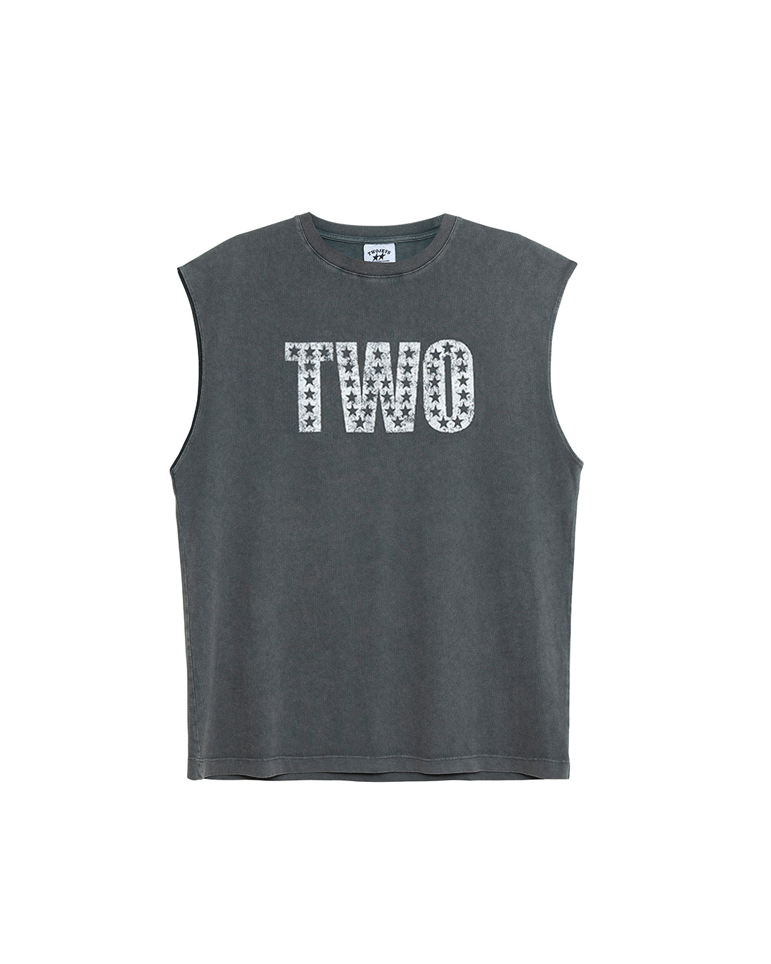 TWO-JEYS Sleeveless Tee Ash