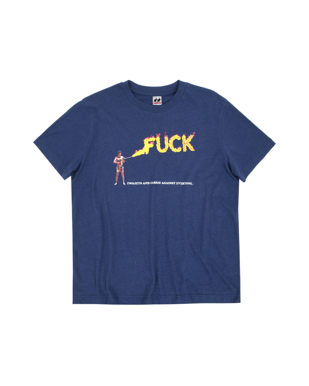 TJ x Cabrio Fuck Navy Tee