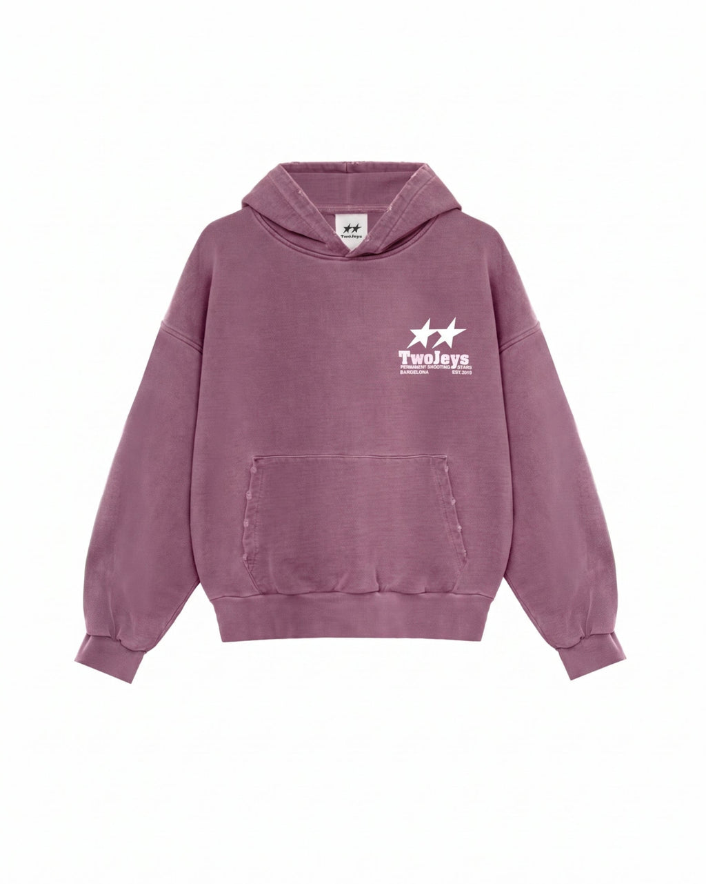 Statement Hoodie Burgundy