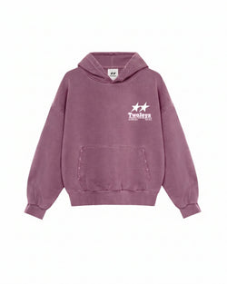 Statement Hoodie Burgundy