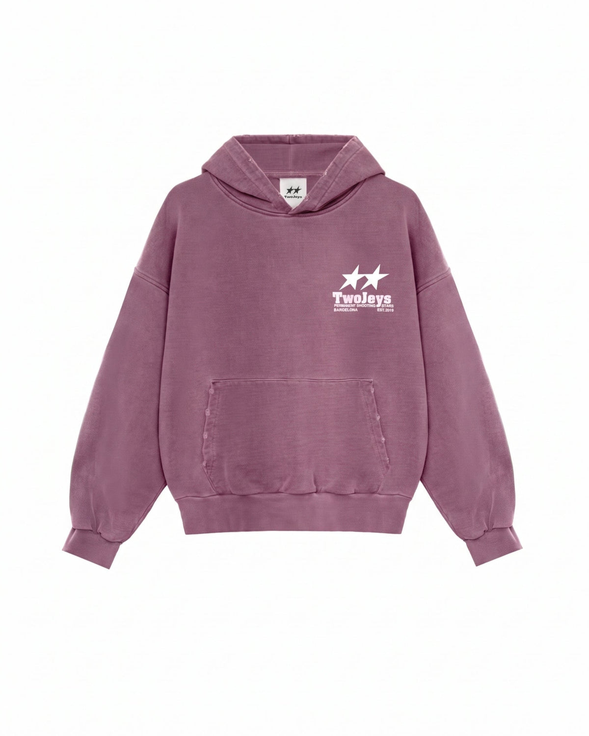 Statement Hoodie Burgundy