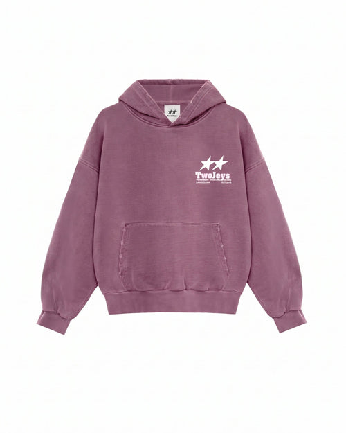 Statement Hoodie Burgundy