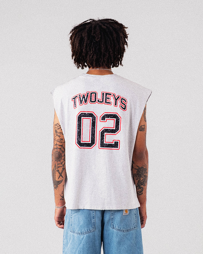 Twojeys Sleeveless Varsity Tee