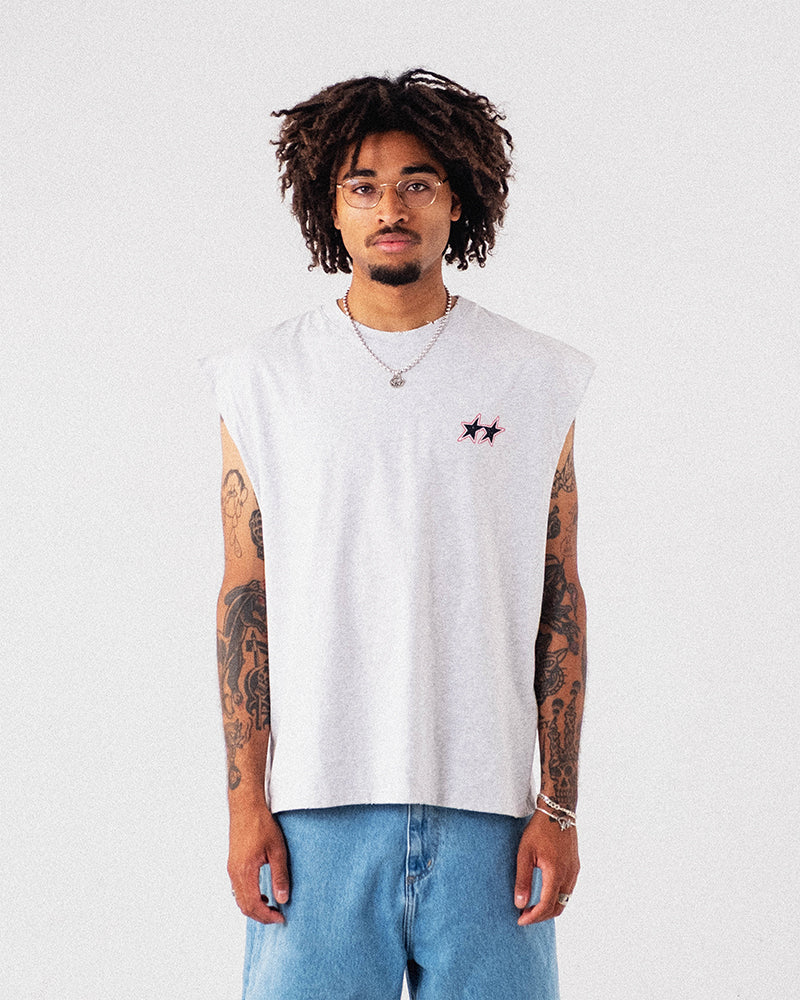 Twojeys Sleeveless Varsity Tee