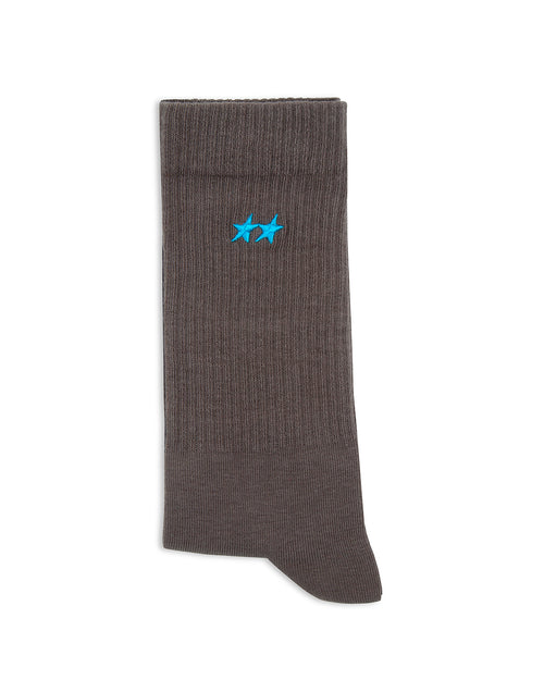 High Icon Grey Socks – front view