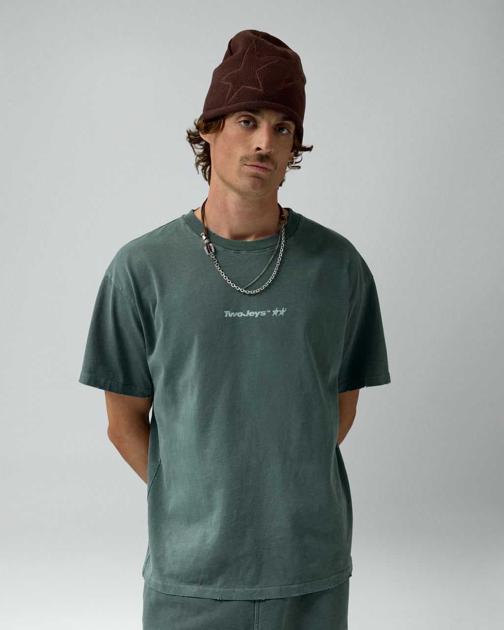 Icon Tee Pigment Moss Green