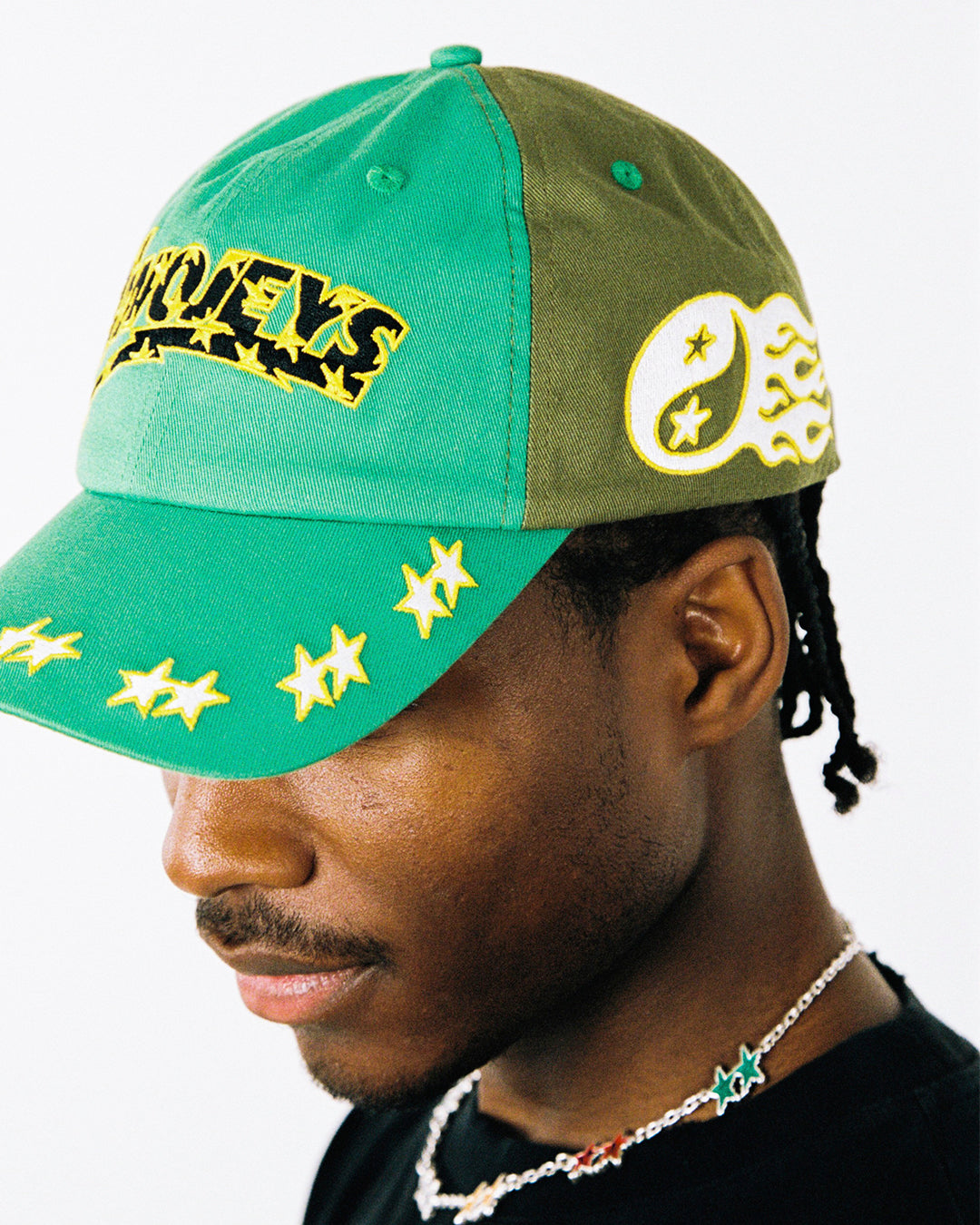 Embroidered Green Dad Cap