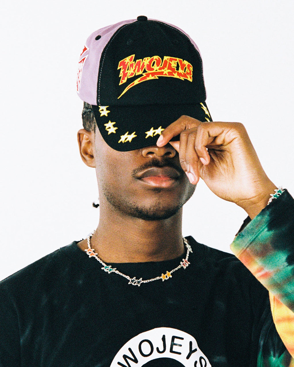 Embroidered Purple Dad Cap