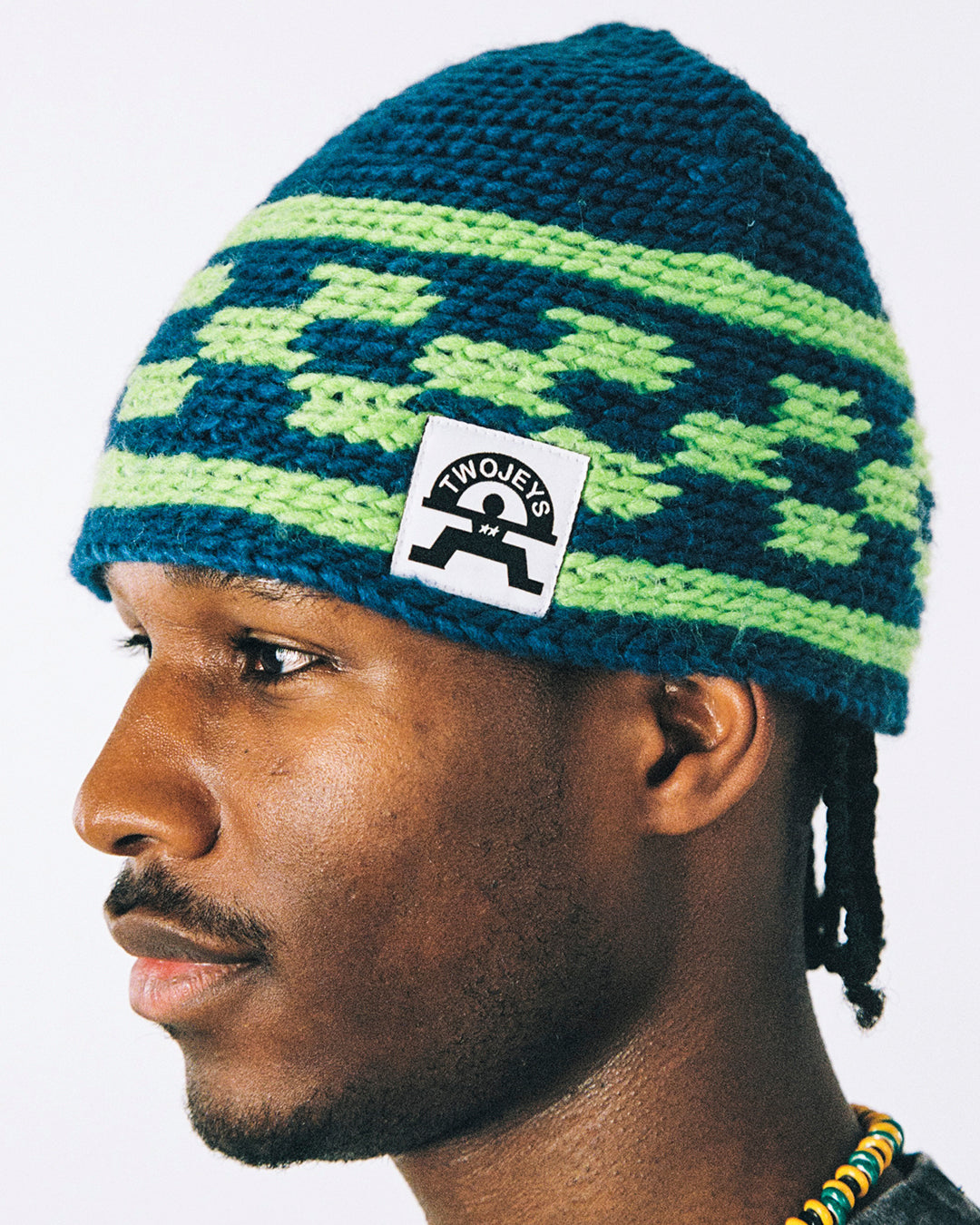Knit Blue Beanie