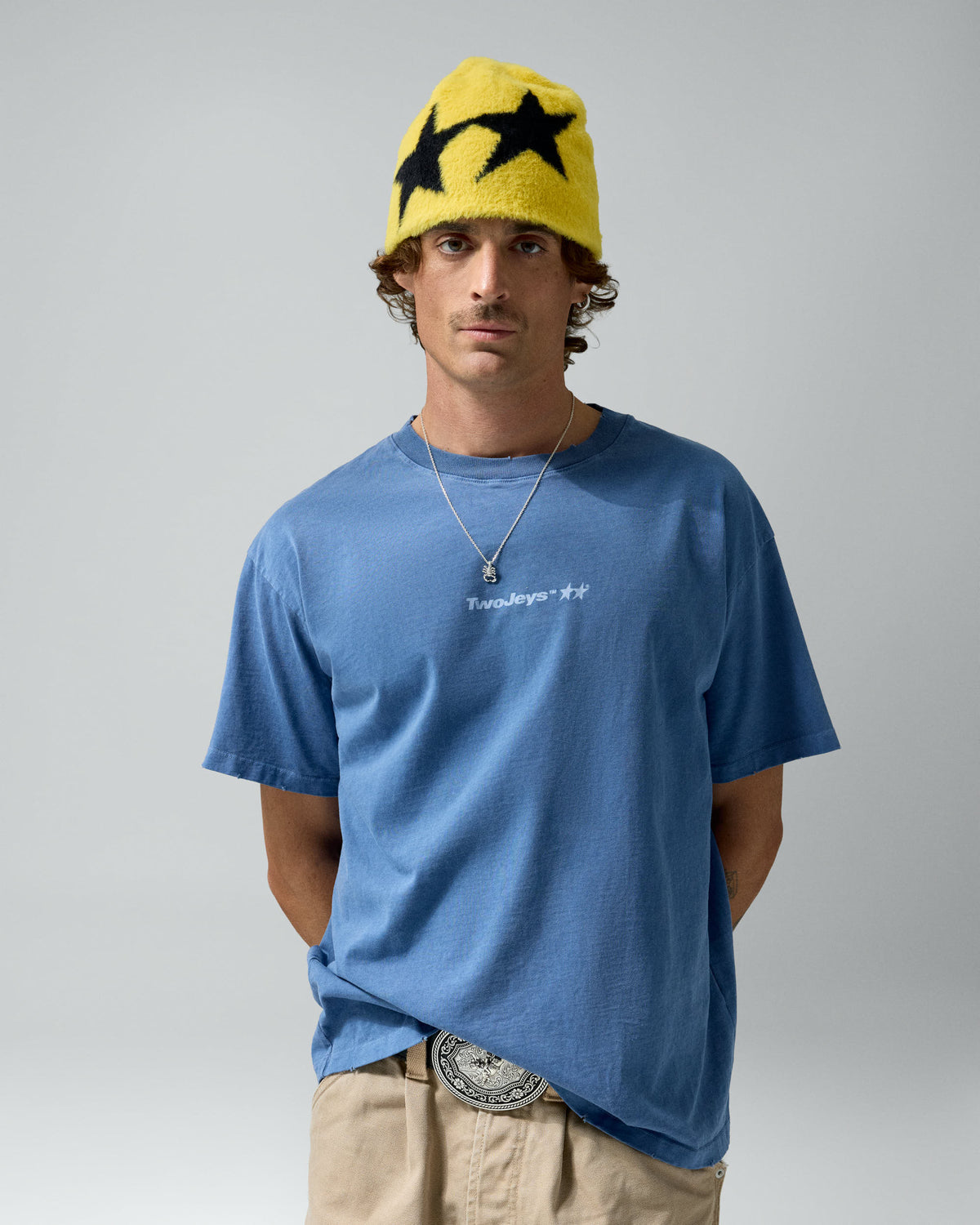 Icon Tee Pigment Marine Blue