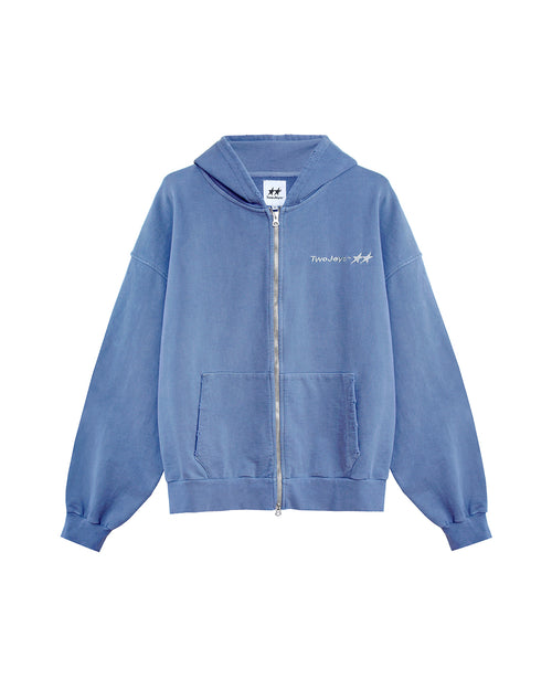 Icon Zipper Pigment Marine Blue