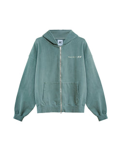 Icon Zipper Pigment Moss Green