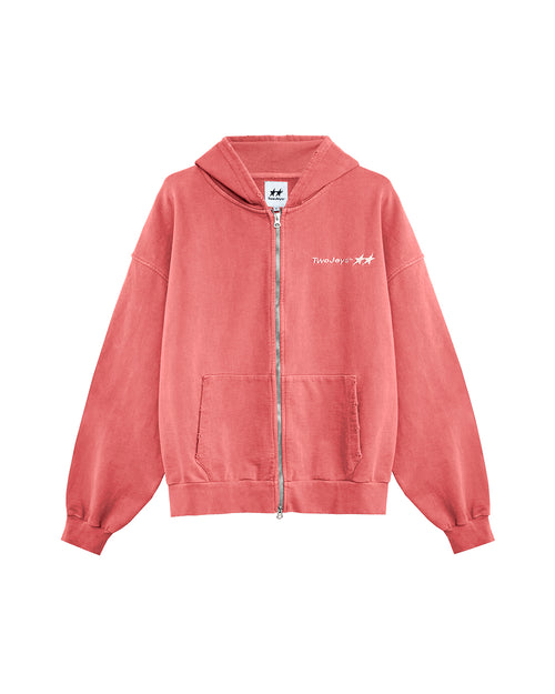 Icon Zipper Pigment Soft Red