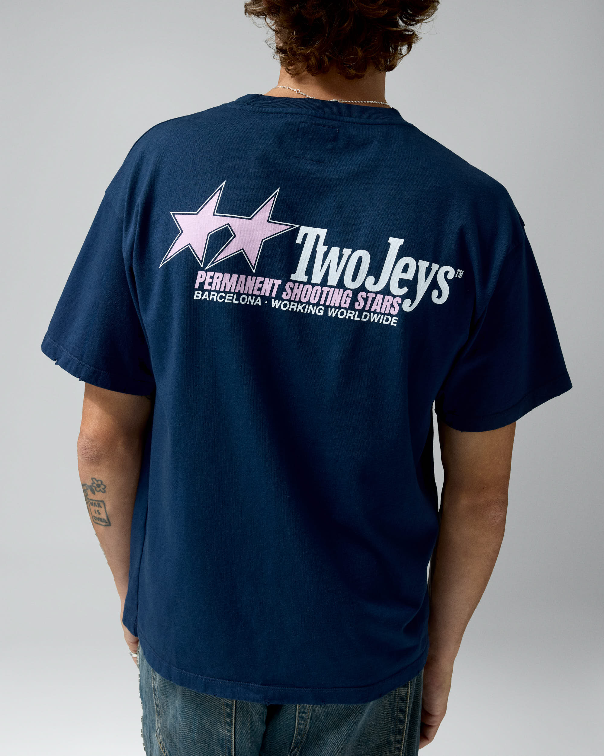 トップス 573 CHALLENGER L/S Tie-Dye Logo Tee Navy Logo Tee Navy – Twojeys