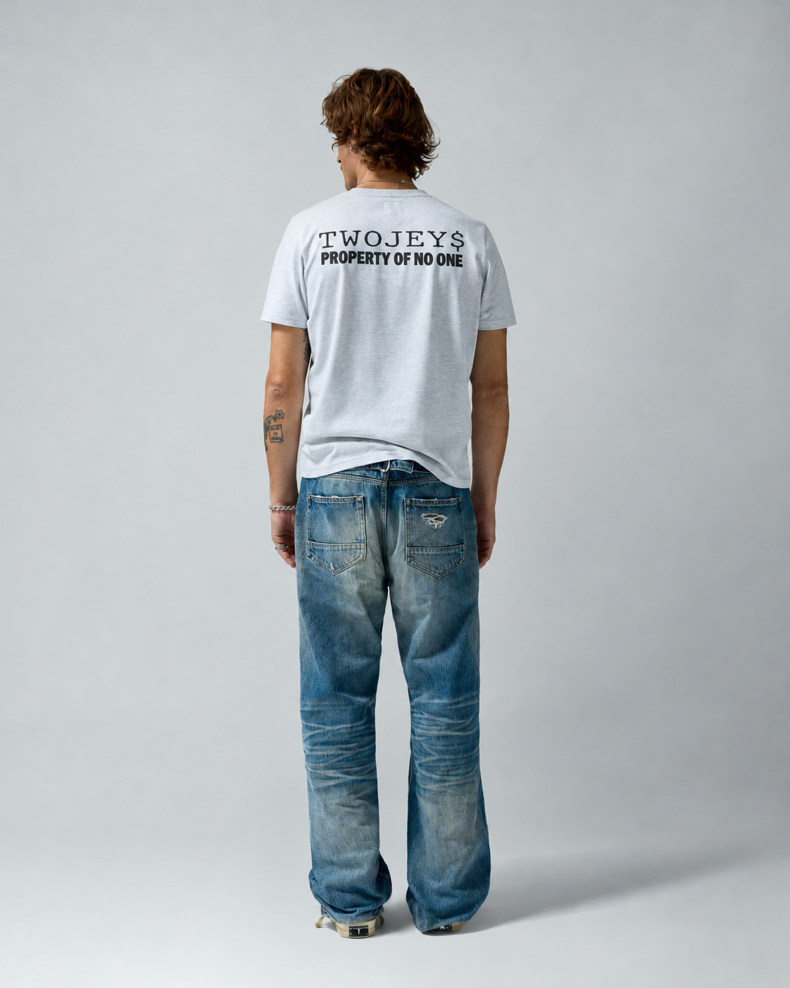 OPPS Tee Grey Melange