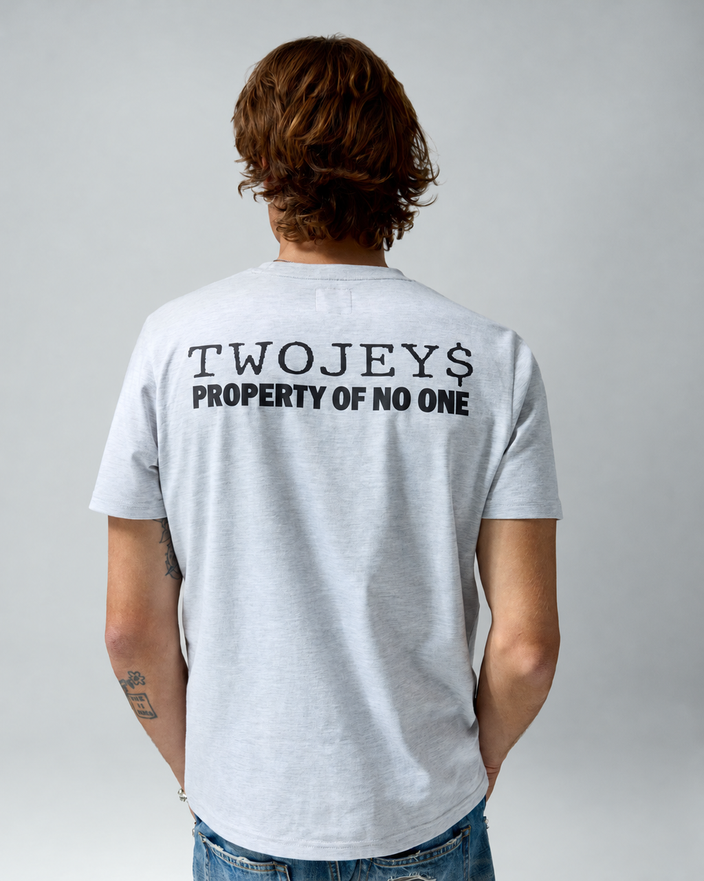 OPPS Tee Grey Melange