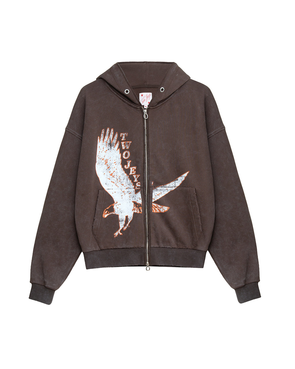 Pigeon Zipper Brown – vista frontal