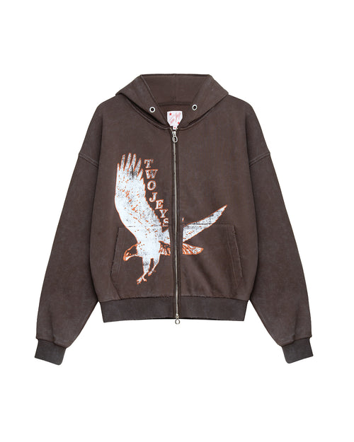 Pigeon Zipper Brown – vista frontal