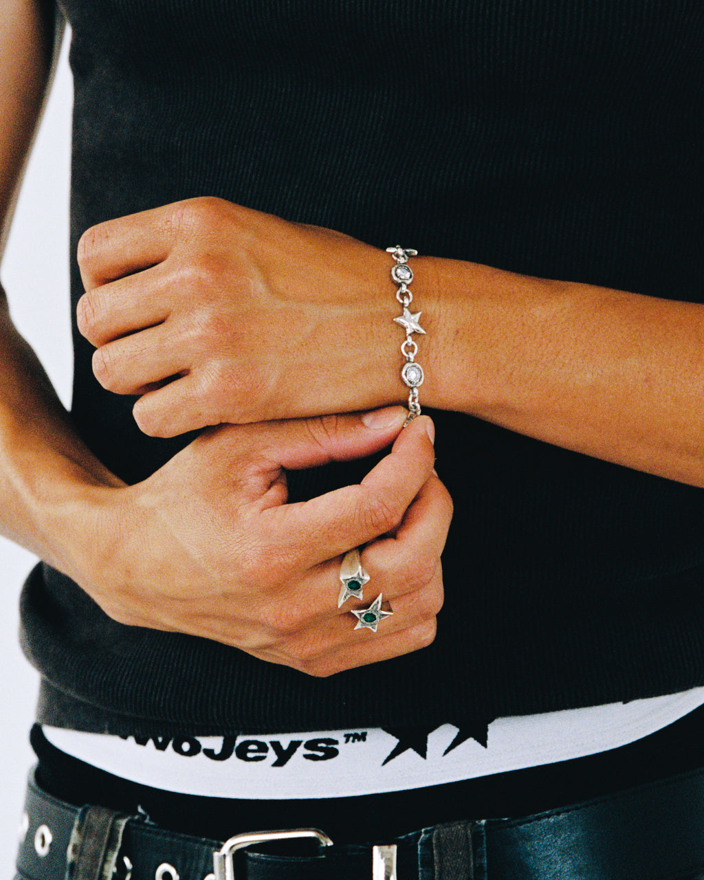 White Squadra Bracelet