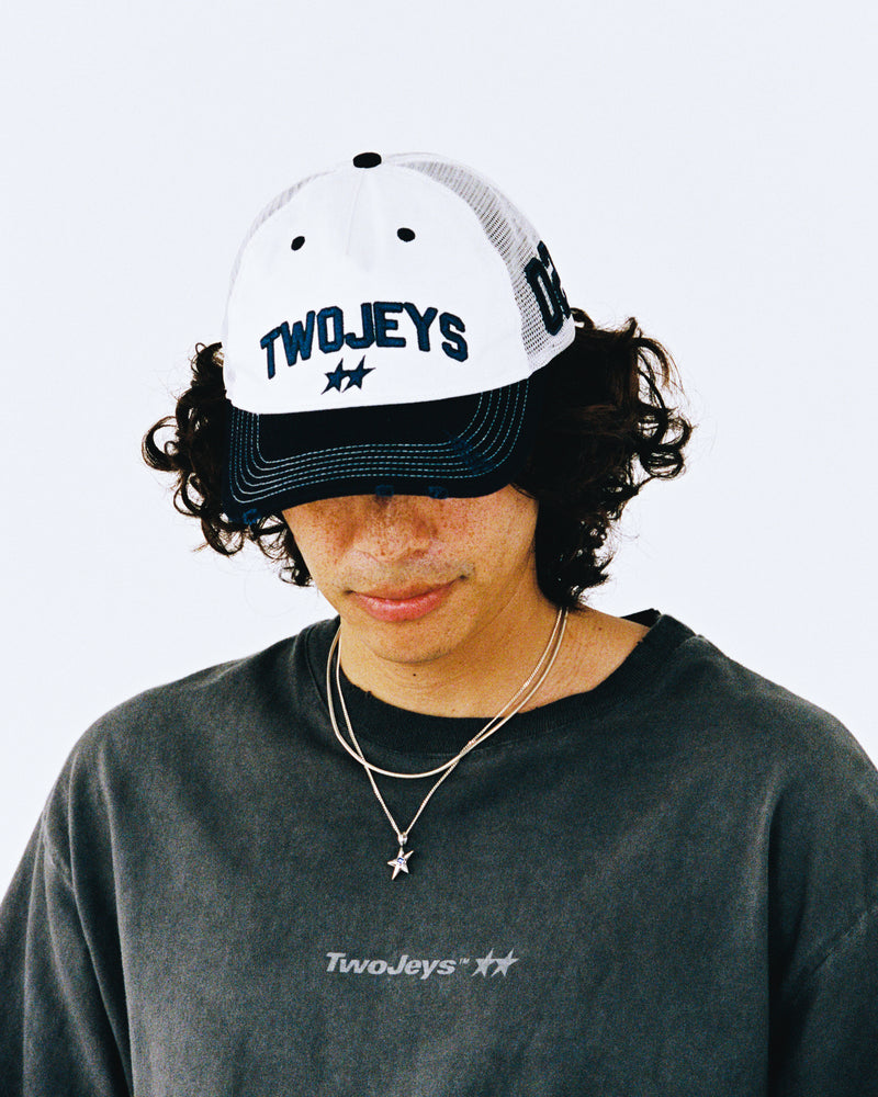 White Icon Trucker
