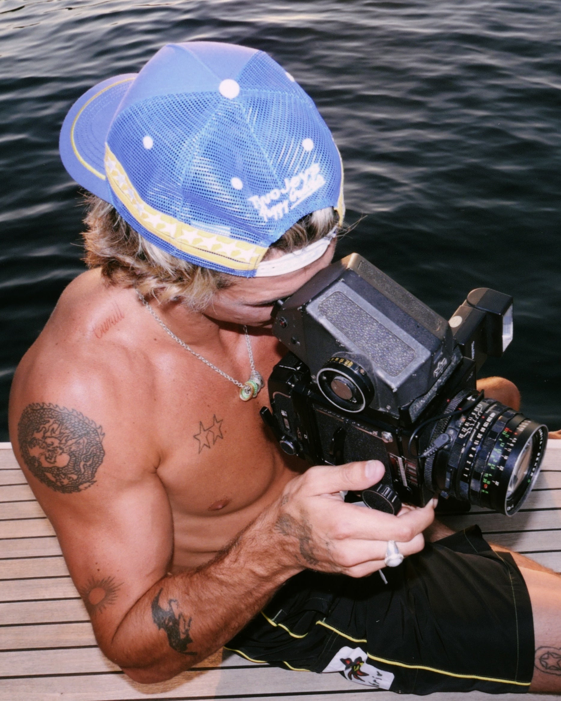 TJ x PG Navy Trucker Cap