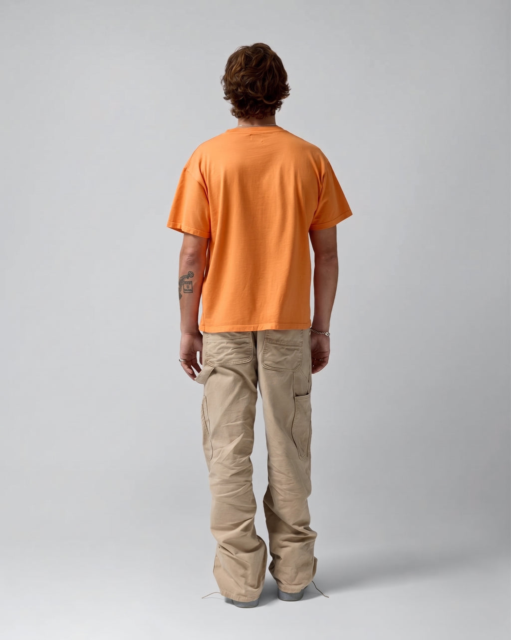 Single Stars Tee Orange