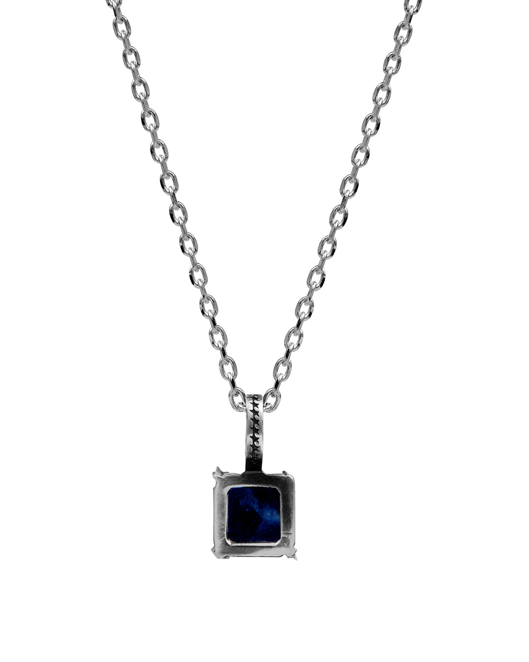 Solitary Sodalite Necklace – detail